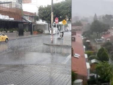 Las lluvias se registran en por lo menos cinco localidades.