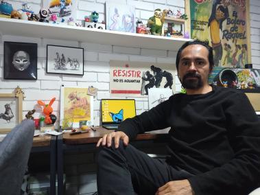 El historietista de 43 años ha trabajo en reconocidos proyectos en Colombia.