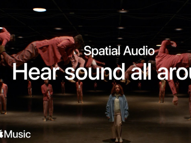 El audio espacial presenta una experiencia musical a 360 grados.