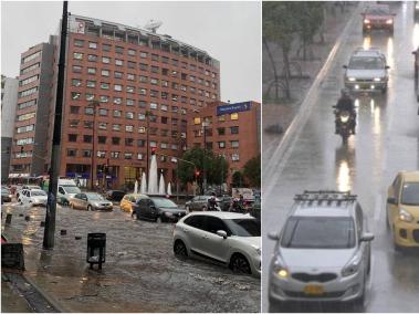 Inundaciones en varias zonas de Bogotá