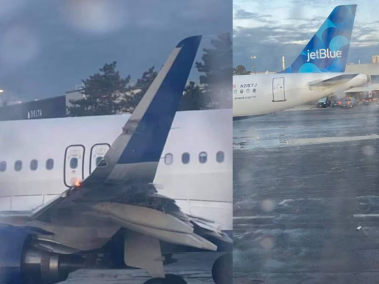 Dos aviones se estrellaron en el aeropuerto de Boston en Estados Unidos.