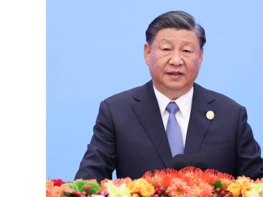 Xi Jinping asiste a la ceremonia de apertura del tercer Foro de la Franja y la Ruta para la Cooperación Internacional.