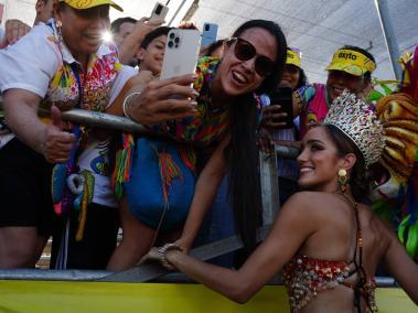 Barranquilla, Colombia, 11 de Febrero de 2024. Gran Parada de Tradición del Carnaval de Barranquilla sobre la Vía 40, el desfile comenzó a la 1pm.