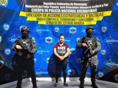 Denisse Daylis Mijares Farfán, capturada en Venezuela