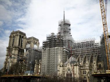 Catedral de Notre Dame, así avanza la reconstrucción.