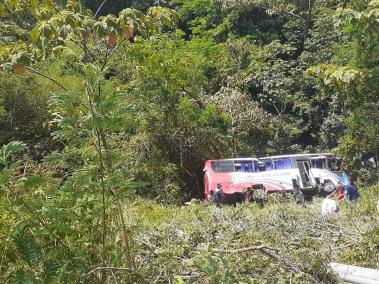 El accidente se presentó al medio día de este 14 de febrero en la doble calzada, a la altura de la vereda Potrerito, en Tolima