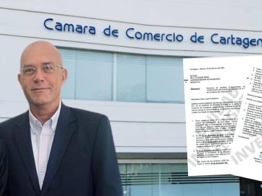 Germán Viana Guerrero, miembro de la Junta Directiva de la Cámara de Comercio de Cartagena.