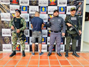 'El Indio' fue capturado por la Policía en Mocoa, Putumayo.
