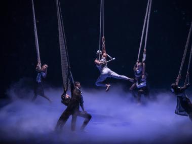 Imágenes del espectáculo 'Messi10', del Cirque du Soleil.