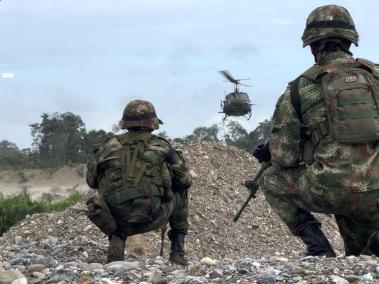 Las Fuerzas Militares buscan frenar la minería ilegal en Chocó.