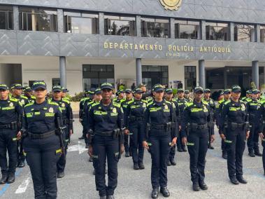 100 patrulleros refuerzan la seguridad en Antioquia