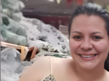 Jakeline López, madre desaparecida con su bebé de 2 años.