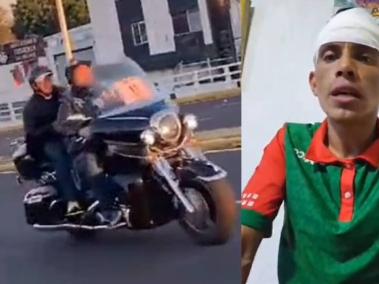 Ismael Oropeza fue atropellado por una moto en el maratón de Guadalajara.