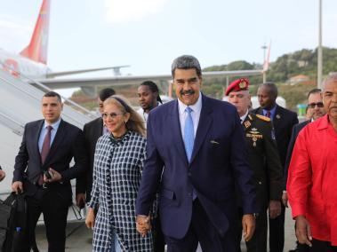 Nicolás Maduro llega a la cumbre de la Celac.