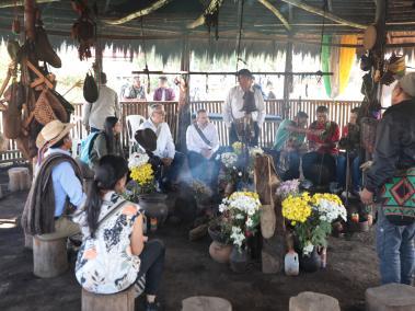El ministro de Justicia Néstor Osuna asistió a los Diálogos sobre Justicias de Pueblos Indígenas, en Popayán, Cauca. Foto: 08/03/2024