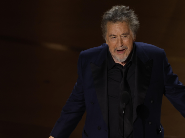 El icónico actor Al Pacino subió al escenario y fue el encargado de revelar el ganador a Mejor Película.