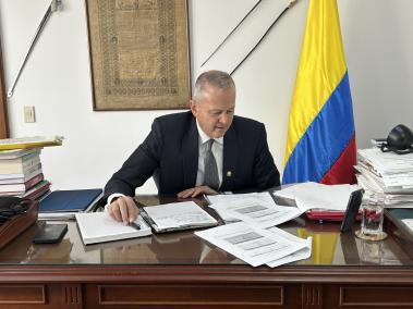 El presidente de la Comisión de Disciplina Judicial, magistrado Alfonso Cajiao Cabrera.