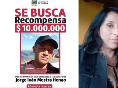 Jorge Iván Mestra Henao es buscado por el feminicidio de Janeth Posada