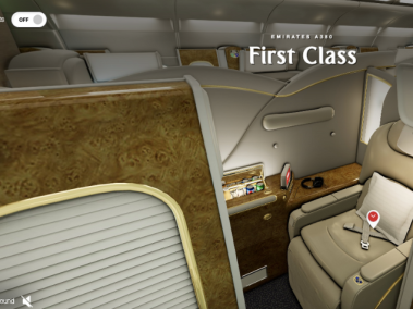 Esta aerolínea tiene tres clases para volar dentro del avión: la turista, business y primera clase.