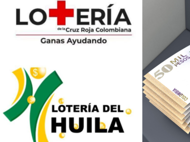 El premio mayor de la Lotería de la Cruz Roja es de $5.000 millones y el del Huila es de 1.200 millones de pesos.