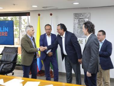 El acuerdo de voluntades entre la JEP, la Alcaldía de Medellín y la Gobernación de Antioquia se suscribió este 20 de marzo.