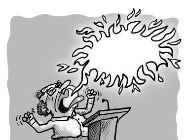 Lanzallamas - Caricatura de Beto Barreto