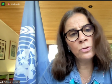 Antonia Urrejola, experta internacional de la ONU nombrada para investigar los obstáculos al proceso de paz.