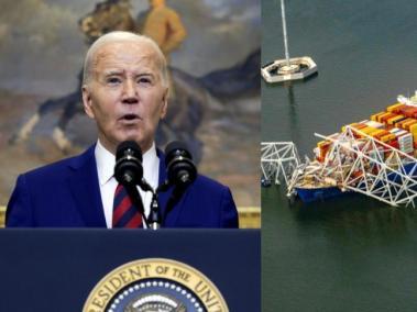 Joe Biden y el puente derrumbado de Baltimore.