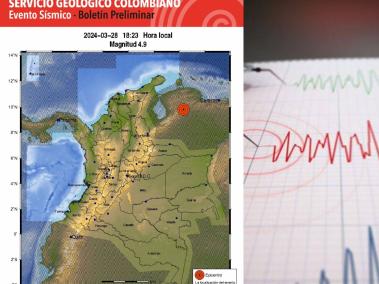 El sismo se sintió en Colombia.