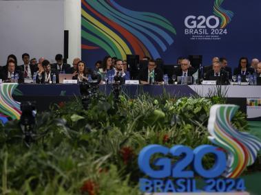 A finales de febrero, en São Paulo, ministros de finanzas y presidentes de bancos centrales del G20 tuvieron la primera reunión.