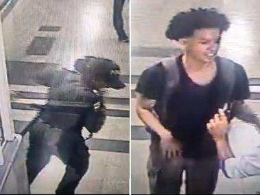 El agresor también golpeó a un funcionario del Metro
