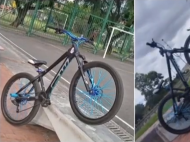 Bicicleta hurtada en Bogotá