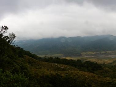 Vista panorámica desde el mirador Laguna de Chingaza. En esta zona, los niveles de agua alcanzan cifras críticas de menos del 17 %