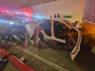 accidente la línea