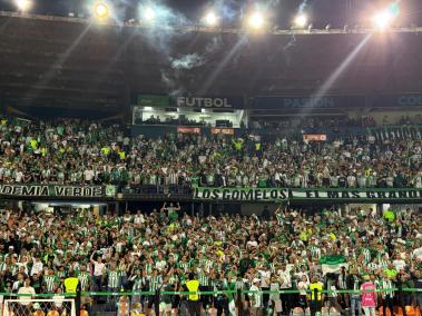 Hinchada de atlético nacional.