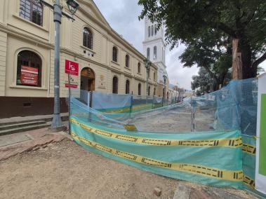 Plaza Fundacional de Usaquén quedó con las obras suspendidas