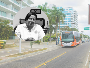 Accidente en la vía al Mar, sector la Boquilla
