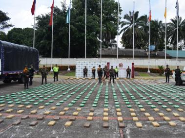 Marihuana incautada en Caquetá.