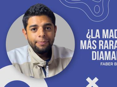 ¿La madera es más rara que los diamantes?