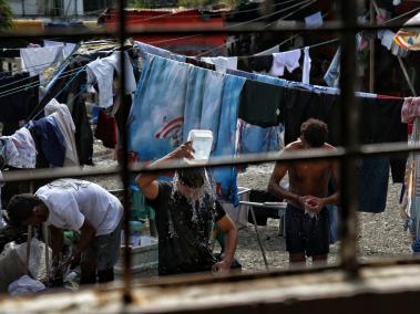 Centro de detención transitorio Marte. Allí están más de 230 'shottas'' y 'Espartanos'.