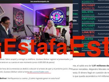 LuronixTrader, estafa digital en Colombia que se promociona con artículo falso de EL TIEMPO