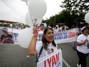 Marcha en Cali clamó por la liberación del niño.