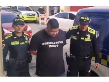 Anderson Navas, capturado por la muerte de Jhon Gamboa en Bucaramanga.