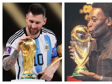 Messi, Pelé y Maradona