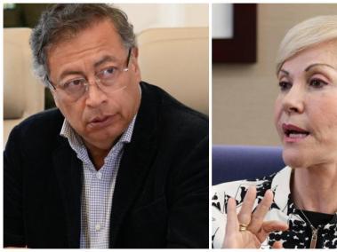El presidente gustavo Petro y la gobernadora del Valle del Cauca, Dilian Francisca Toro.
