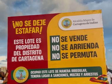 Distrito de Cartagena se toma predio de la Aerocivil