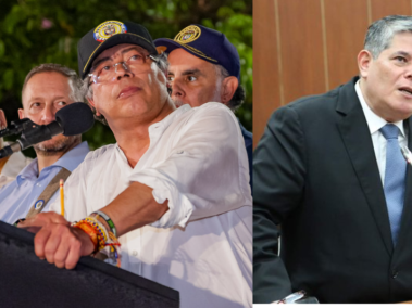 El presidente Gustavo Petro mencionó a los senadores Carlos Meisel y Antonio Zabaraín.