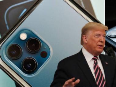 Apple y Donald Trump.