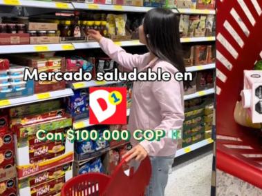 Tiendas D1 - mercado 100.000 pesos