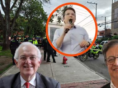 José antonio Ocampo. Miguel Uribe y Gustavo Petro